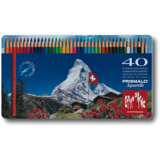 CARAN D'ACHE PASTELLI ACQUARELLABILI SCATOLA IN METALLO CF.30 COLORI