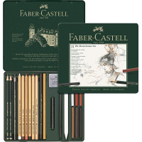 Faber-Castell set metallo 21 pezzi pitt medium