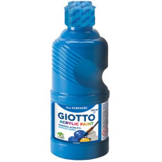 GIOTTO TEMPERA ACRILICA FLACONE DA 250ML CYANO