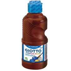 GIOTTO TEMPERA ACRILICA FLACONE DA 250ML MARRONE