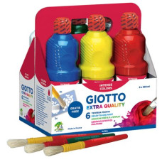 FILA TEMPERA PRONTA 6 COLORI ASSORTITI FLACONE 500ML