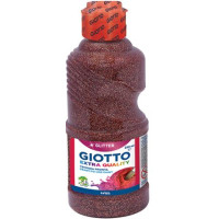 Fila tempera pronta glitter flacone 250ml bronzo