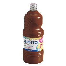 GIOTTO TEMPERA PRONTA 1000ML MARRONE SCURO