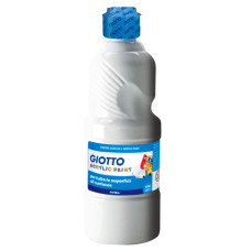GIOTTO TEMPERA PRONTA ACRILICA IN BOTTIGLIA DA 500ML BIANCO