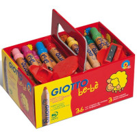 Giotto be-be' supermatitoni schoolpack 36 pastelli