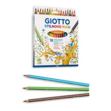 GIOTTO STILNOVO MAXI ASTUCCIO 18 MATITE COLORATE