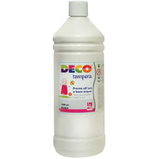 DECO TEMPERA FLACONE 1 LITRO BIANCO