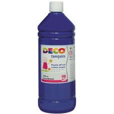 DECO TEMPERA FLACONE 1 LITRO BLU OLTREMARE