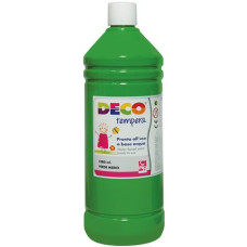 DECO TEMPERA FLACONE 1 LITRO VERDE MEDIO