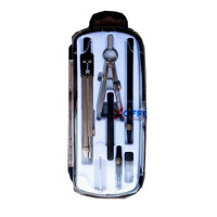 Compasso in astuccio 7 pz. con balaustrino