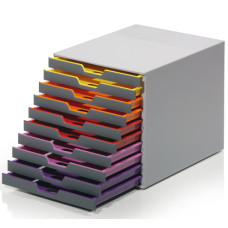DURABLE-CASSETTIERA VARICOLOR 10 CASSETTI
