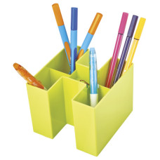 PORTAPENNE HAN BRAVO A 5 SCOMPARTI TREND COLOUR GIALLO LIMONE