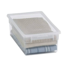 CONTENITORE MULTIUSO TERRY LIGHT BOX XS 5 LITRI – TRASPARENTE 19×33,4×11 CM