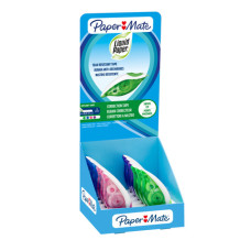 ESPOSITORE 24 CORRETTORI A NASTRO PAPERMATE DRYLINE GRIP 5 MM X 8,5 M