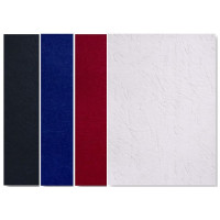 CARTONCINO GOFFRATO PER RILEGARE A4 250gr. AVORIO CONF.100 COPERTINE