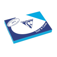 CLAIRFONTAINE Cartoncino Goffrato per Rilegare A4 100 pezzi Blu Cielo.