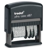 Trodat 4817 printy datario polinome autoinchiostrante