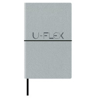 Agenda 2026 Accademica Flex 15 Mesi con Elastico Argento