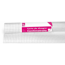 ROTOLO DI CARTA DA DISEGNO CENTIMETRATA E QUADRETTATA