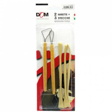 BLISTER 5 PEZZI 2 MIRETTE 20CM. E 3 STECCHE 18CM