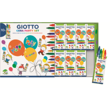 GIOTTO CERA PARTY SET CONFEZIONE 10 SET