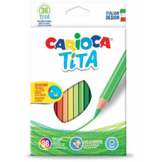 CARIOCA MATITE COLORATE TITA SCATOLA 36 PASTELLI