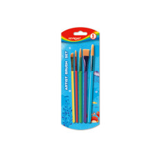 SET PENNELLI SINTETICI COLOR BRUSH 5 PEZZI