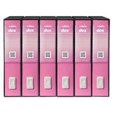 DOX DOSSIER REGISTRATORE PROTOCOLLO 8CM ROSA