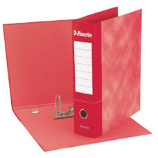 ESSENTIALS REGISTRATORE COMMERCIALE D.SO 80MM ROSSO