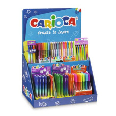 ESPOSITORE 36 PENNE ASSORTITE CARIOCA FIORELLA