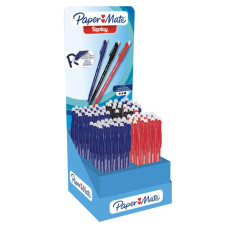 ESPOSITORE 84 PENNE CANCELLABILI PAPER MATE REPLAY COLORI NERO BLU ROSSO