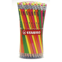 Stabilo swano matita con gomma in barattolo - 96 matite