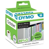 Dymo rotolo di etichette labelwriter in carta termica bianca 59x190