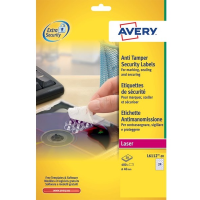 Avery etichette antimanomissione bianche 45.7x21.2mm.
