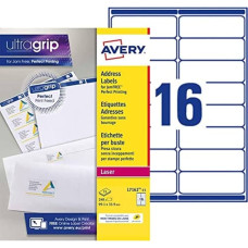 AVERY SCATOLA 240 ETICHETTE PER STAMPANTI BIANCHE LASER 99,1X33,9