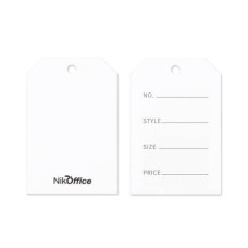 ETICHETTE PER SPEDIZIONE NIKOFFICE BIANCHE CONF. 1000 PZ 41X65 MM