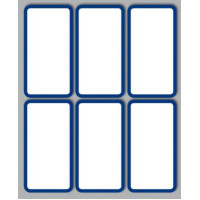 ETICHETTE ADESIVE 70x37 BORDATA CF.10 BUSTE DA 10FF