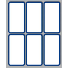 ETICHETTE ADESIVE 70*37 BORDATA CF.10 BUSTE DA 10FF