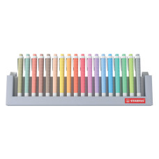 DESK SET EVIDENZIATORI STABILO SWING® COOL NATURECOLORS 18 COLORI ASSORTITI