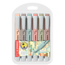 EVIDENZIATORI STABILO SWING® COOL NATURECOLORS - CONF. 6 COLORI ASSORTITI