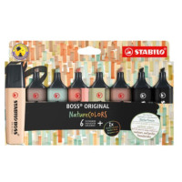Stabilo boss nature colors astuccio 8 colori.
