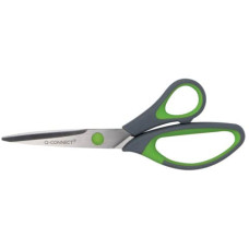 FORBICI SOFTGRIP LAME ASIMMETRICHE GRIGIO/VERDE 20 CM