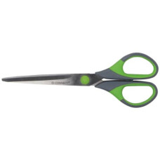 FORBICI SOFTGRIP LAME SIMMETRICHE GRIGIO/VERDE 17,5 CM