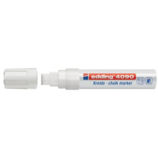 EDDING 4090 MARCATORE A GESSO LIQUIDO PUNTA SCALPELLO 4-15 MM BIANCO
