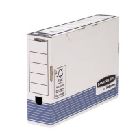 Scatole archivio Fellowes bankers box system 8,5x36,6x25,8 cm blu/bianco legal