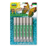 Lebez colla glitter argento cf.6