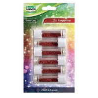 Lebez tubetto porporina 2gr conf.6 tubetti colore rosso