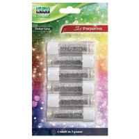 Lebez tubetto porporina 3gr conf.6 tubetti color argento