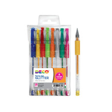 PENNE GLITTER GEL ASTUCCIO 8 COLORI