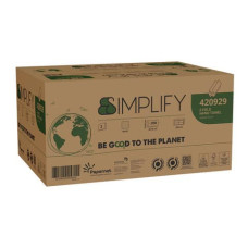 ASCIUGAMANO PIEGATO A Z SIMPLIFY IN PURA CELLULOSA 2 VEL CONF. 10 PZ PER 200